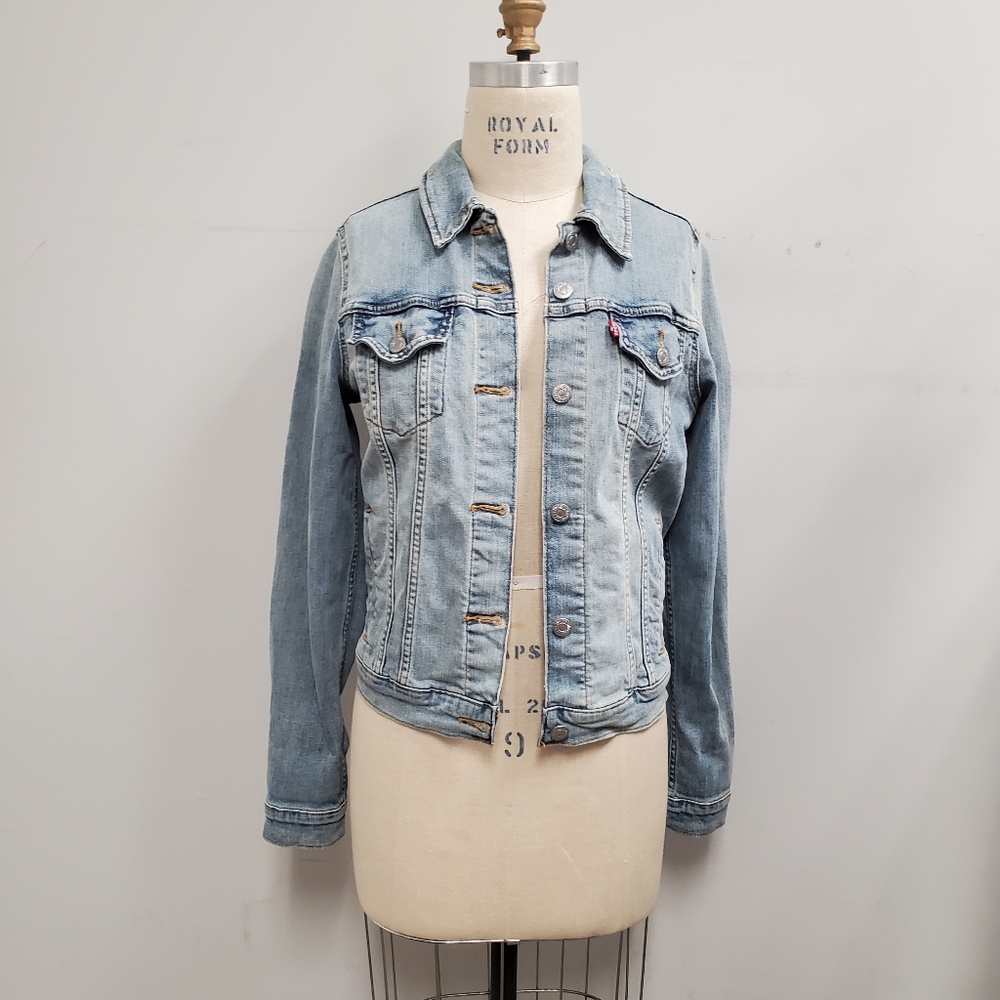 Light Blue Women's Denim Jacket - Classic Jean Jacket